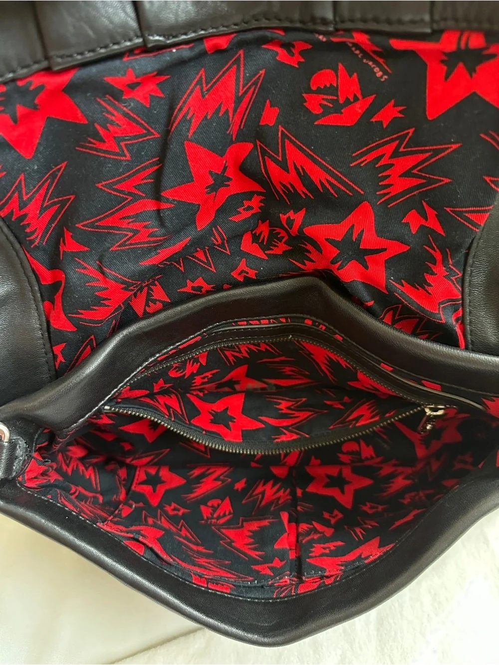 Marc by Marc Jacobs Black Leather Shoulder Bag - Remove Strap Converts to Clutch